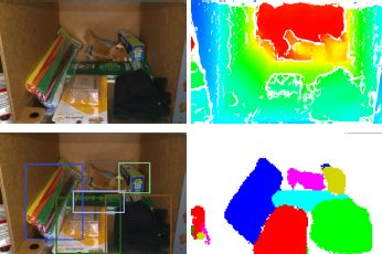 Multi-class RGB-D Object Detection and Semantic Segmentation for Autonomous Manipulation in Clutter